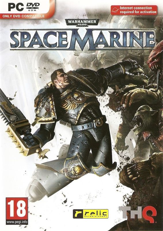 Warhammer 40,000: Space Marine box art for Xbox 360